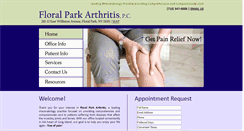 Desktop Screenshot of floralparkarthritis.com